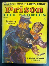Prison Life Stories #3 December 1935 Tewhlel Final Issue Norman Saunders Cover picture