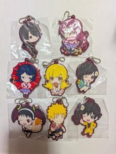 Bakemonogatari series figure Rubber key chain set of 8 charm Yuugaya Japan z q22 picture
