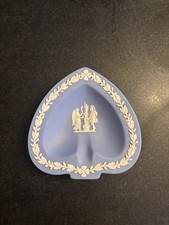 Wedgwood Mullingar Pewter Blue Jasperware Style heart Dish – Neoclassical picture