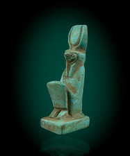 Authentic Ancient Egyptian Rare Horus Falcon God Stone Statue Figure BC picture