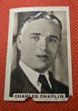 1930s Charlie Chaplin Stars of Silver Screen Card Famous Talkie Players picture