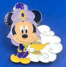 Disney Tokyo Disneyland Mickey Mouse Genie Holding Lamp Not For Sale Pin picture