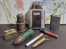 LOT of 8 Vintage Lighters - Ronson Mastercase & Rare Others - UNTESTED AS-IS picture
