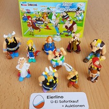 TOP KINDER SURPRISE SET - Asterix and the Vikings - MINT CONDITION tiny figurine picture