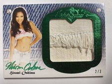 HIROMI OSHIMA  :  BENCHWARMER -  DAIZY DUKES = AUTOGRAPH  & SWATCH Card ( 2/3 ) picture