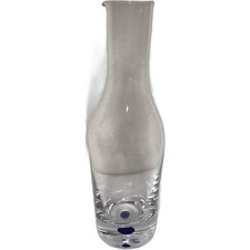 Vintage orrefors intermezzo blue bubble decanter well preserved Sweden Barware picture