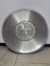 Selangor Pewter 1978 Year Of The Horse Oriental Zodiac Plate Collection Vintage picture