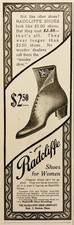 1902 AD.(N8)~THE RADCLIFFE SHOE CO. BROCKTON, MASS. SHOES FOR WOMEN picture