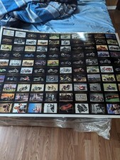 rare 1992 harley davidson series 2 uncut 100 card sheet set picture