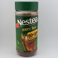 Vintage Nestea ice tea mix powder discontinued expired 3 oz OPEN JAR RARE picture