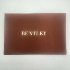 Vintage 1950s Bentley Continental Dealership Empty Brochure Folder picture