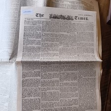 The Times Newspaper 22nd June 1815 Battle of Waterloo bonus March 11th  1931  picture