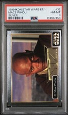 1999 IKON STAR WARS EPISODE 1 | SILVER MACE WINDU PSA 8 Rookie #32 picture