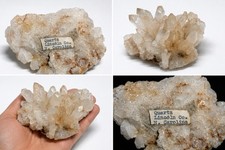 Vintage North Carolina Quartz Crystal Cluster Lincoln Co. NC Mineral Specimen picture