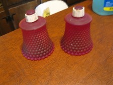 Ruby Red Glass Hobnail Peglite Votive Cup Set Of 2 Home Interior picture