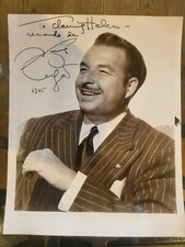 Xavier Cugat Signed 8x9 Photo – 1945 Dated Autograph – Vintage Music Legend picture