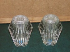 MID-CENTURY LUCITE SALT & PEPPER SHAKERS 3.5