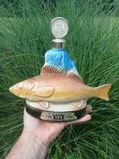 Vintage 1977 Jim Beam Bourbon WALLEYE Fresh Water Fish Hall of Fame Decanter picture
