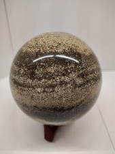 Unique Large Bubble Ocean Jasper Sphere 3.5in picture