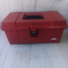 Vintage Plano 401 Toolbox Tool Tackle Box With Removable Carry Tray Made In USA picture