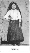 Holy Card of Saint Jacinta Marto a 1