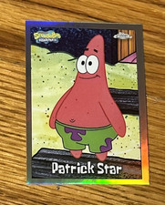 Topps 2025 SpongeBob SquarePants Chrome #24 Patrick Star Refractor picture