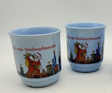 2 Weihnachtsmarkt Coffee Mugs blue mug Germany Christmas Market Koessinger AG  picture