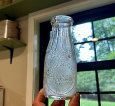 Pleasant Valley Dairy Hagan 1002 Wilcox St Pt Milk Bottle Baltimore MD Ca 1923 picture