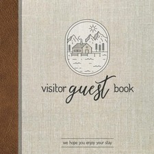 Visitor Guest Book: Welcome Visitor Guest Book for Vacation Home, Air bnb, Vacat picture