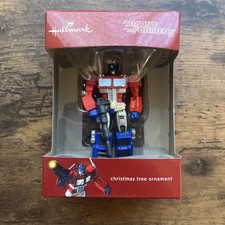 Hallmark TRANSFORMERS OPTIMUS PRIME 2018 Red Box Christmas Tree Ornament picture