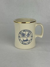 Vintage NOAA Mt. Mitchell MSS-22 Survey Ship Ceramic Mug US Coast Guard picture