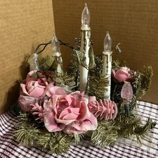 Vintage  3  Lights Candolier Arrangement -  Beautiful picture