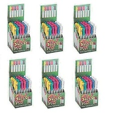 6 Box Sketch Pen 36 Each Glass Tube Ball Pen Black Ass. Color Total 216 Pieces picture