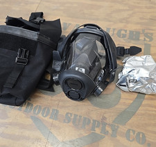 ProMask Panoramic Gas Masks Honeywell 7730 w/ MSA Filter & Blackhawk Bag picture