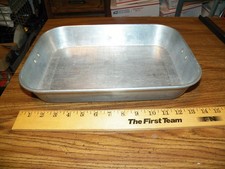 Vintage WEAR-EVER #313 Aluminum Pan w/ Handles 14x10x2.25 picture