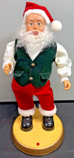 Gemmy Hip Swinging Santa Claus with Music Sing Dance Vintage 1998 Working Cool picture