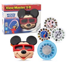 Mickey Mouse Deluxe View Master 3D Viewer Set with 3 Reels and Storage Case picture