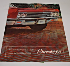 1966 Chevrolet Dealer Sales Booklet Brochure - Impala/Caprice/Bel-Air/Biscayne picture