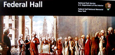 Federal Hall National Memorial National Park Service Unigrid Brochure Map picture