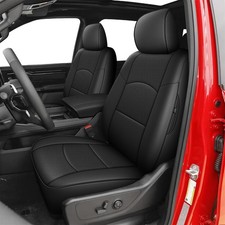 AOMSAZTO custom Seat Covers for Ram 2500: 2019- 2024 2026 full set black picture