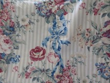 Vintage Mario Buatta for Fabriaz ROSES & BOWS Chintz Fabric Never Used picture