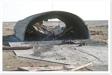 Hardened Aircraft Shelter Destroyed During Operation Desert Storm 8 x 12 Photo picture