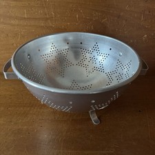 Vintage Aluminum 7 Star Colander Strainer 9