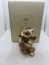 Lenox Classics Disney Showcase Cinderella GUS Mouse  Open Box 24k Gold picture