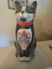 Vintage President Clinton Socks The Cat Reusable Food Container New Nrfb 1993 picture