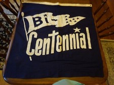 Vintage 1976 Bicentennial Flag Banner Parade #2 picture