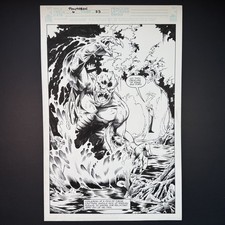 Pantheon #6 Original Comic Art Published Splash Brian Hagan 1999 Bill Willingham picture