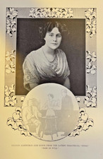 1908 Vintage Magazine Illustration Actress Lillian Albertson picture