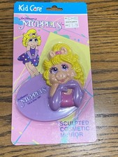 1991 Kid Care Jim Henson’s Muppets Miss Piggy Sculpted Cosmetic Mirror Vintage picture