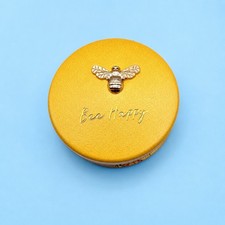 CGB Giftware Beekeeper Bee Happy Pill Box Compact Mirror w/ Box Gold -3516 picture